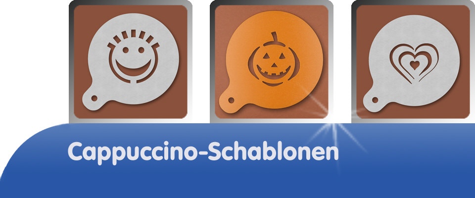 Cappuccino-Schablonen DECO DIRECT